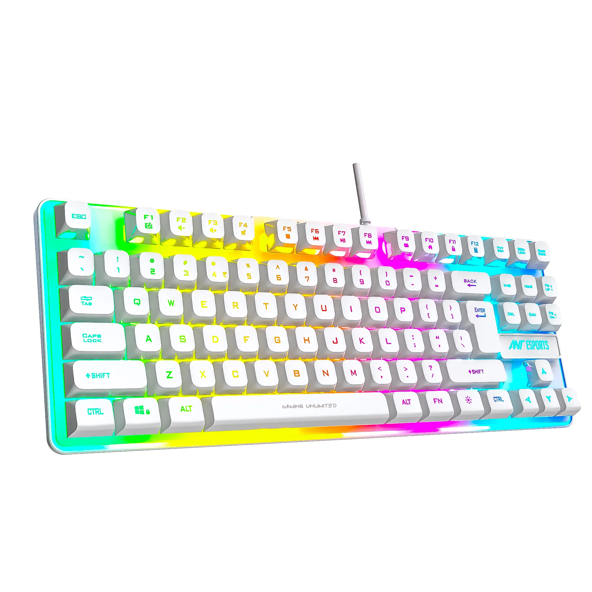 Ant Esports Gaming Keyboard USB TKL Backlit MK700V2 view 2